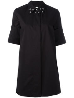 платье-рубашка с заклепками на воротнике Mm6 Maison Margiela