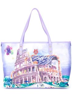 сумка-тоут с принтом Colosseum Love Moschino