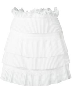 layered pleated skirt Iro