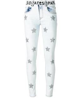 star embellished skinny jeans Filles A Papa