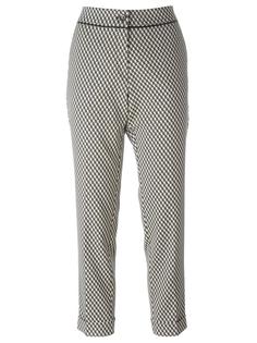 укороченные брюки с геометрическим узором Etro