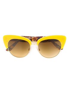 солнцезащитные очки в оправе кошачий глаз Dolce &amp; Gabbana