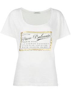 logo print T-shirt  Pierre Balmain