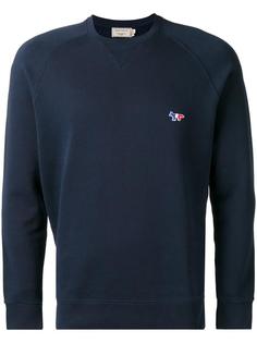 chest patch sweatshirt Maison Kitsuné