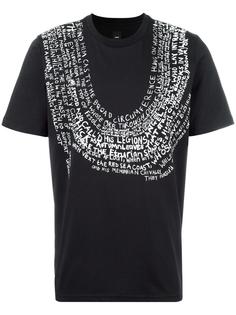 text print T-shirt Oamc