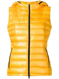zipped hooded gilet Herno