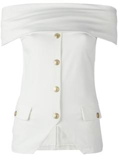 off the shoulder blouse  Pierre Balmain
