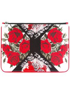floral print clutch bag Alexander McQueen