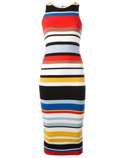 striped fitted dress Alice+Olivia