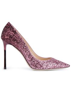 туфли Romy с отделкой мелкими блестками Jimmy Choo