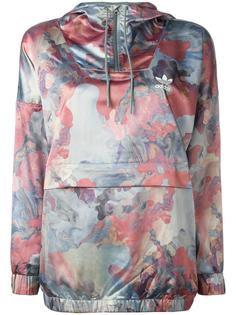 pastel camouflage print jacket Adidas