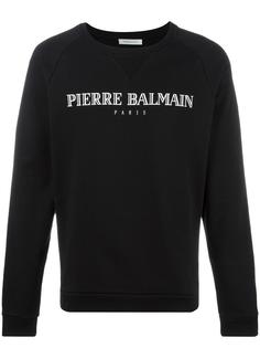 logo print sweatshirt Pierre Balmain