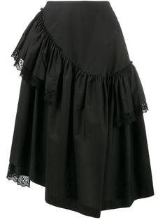 lace-trimmed ruffle skirt Simone Rocha