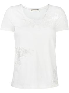 футболка с кружевными вставками Ermanno Scervino