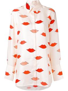 lips print loose-fit shirt Victoria Victoria Beckham