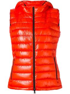 zipped hooded gilet Herno