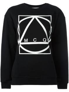 толстовка с принтом в виде знака McQ Alexander McQueen
