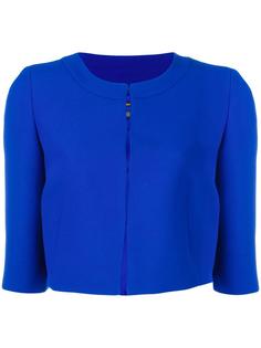 three-quarters sleeve cropped jacket Alberta Ferretti