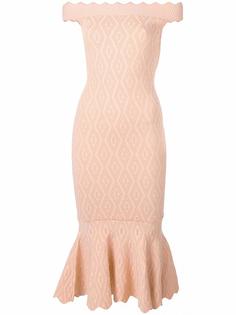 off-shoulders fitted dress Jonathan Simkhai