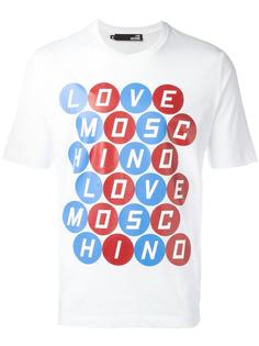 logo print T-shirt Love Moschino