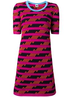 striped pattern shortsleeved dress M Missoni