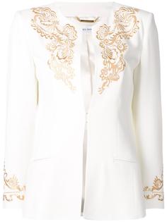 gold-tone detail jacket Alberta Ferretti