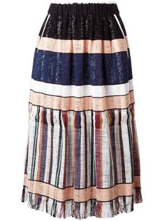 striped gathered skirt Forte Forte
