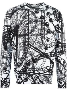 rollercoaster print sweatshirt Love Moschino