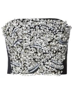 embellished strapless top Vera Wang