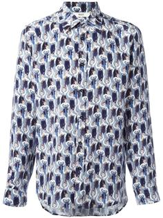 shoe print shirt  Bally