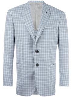 checked blazer  Brioni