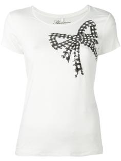sequin ribbon T-shirt  Blumarine