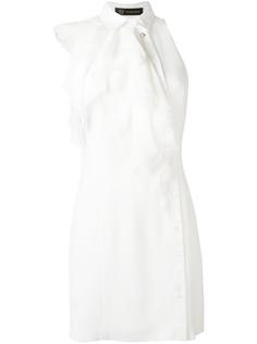 asymmetric flounce dress Versace