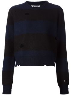свитер с потертой отделкой T By Alexander Wang