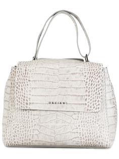 snakeskin effect tote Orciani