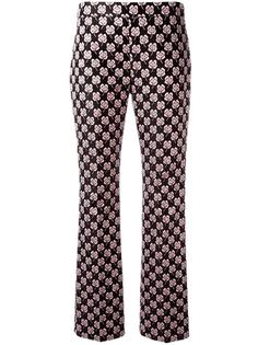 floral jacquard trousers  Giamba