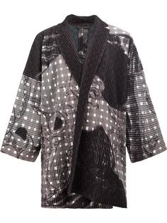 свободная куртка с абстрактным принтом Homme Plissé Issey Miyake