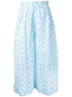 укороченные брюки "Pagoda" Delpozo