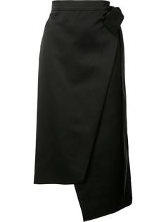асимметричная юбка с запахом Rochas