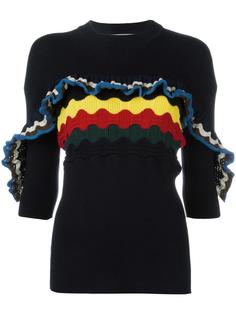 ruffle trim jumper Marni