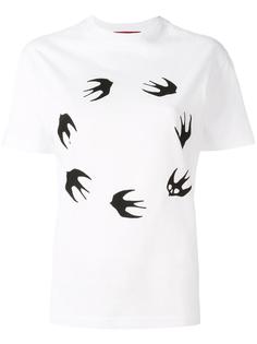 swallow print T-shirt McQ Alexander McQueen