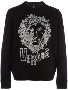 lion head print sweatshirt  Versus