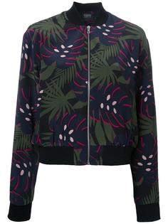 leaf print bomber jacket Markus Lupfer