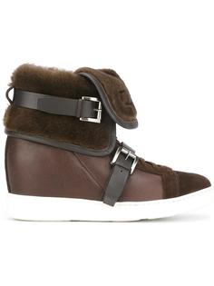 concealed wedge ankle boots Santoni