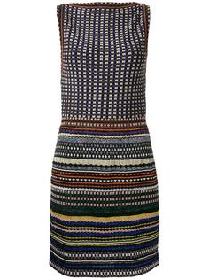 boatneck striped fitted dress Missoni