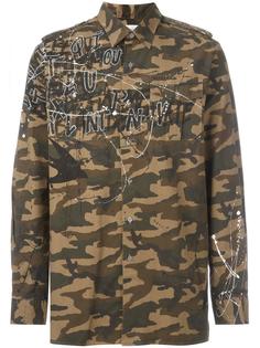 camouflage shirt jacket Faith Connexion