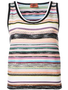 striped knitted tank Missoni