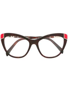 butterfly frame glasses Emilio Pucci