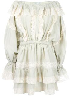 boat neck flared dress Faith Connexion