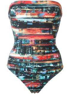 abstract print swimsuit Lygia &amp; Nanny